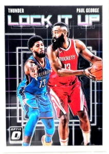 Donruss Optic Paul George #6 2018 Lock It Up - Insertar Oklahoma City Thunder - Imagen 1 de 4