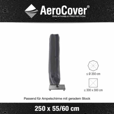 AeroCover 797-0 A-Schirmhülle H250x55/60 Ø 3,5m, anthrazit