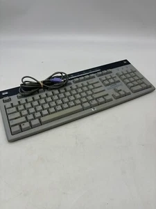 Vintage HP Hewlett Packard Model 5183 Keyboard Clicky Clack Multimedia 6 pin - Picture 1 of 12