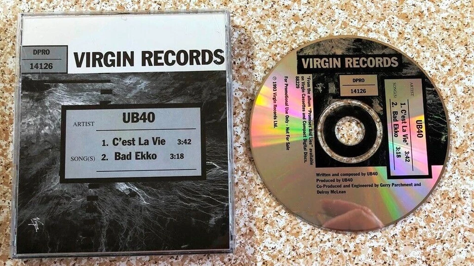UB40 C'Est La Vie Promo Promotional Advance CD Maxi Single 1993 Virgin Reggae - Imagem 1 de 1