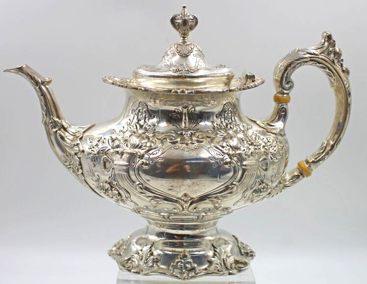 Reed & Barton Antique US Sterling Silver Teapots, Coffee Reed & Barton Antique US Sterling Silver Teapots, Coffee