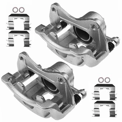 Pinza de freno de disco delantera 2 piezas con soporte para Hyundai Accent 18-21 Kia Rio 12-20 Foto 1 de 4