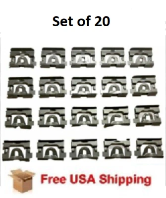 Clip de revelación de molduras para parabrisas de ventana de vidrio trasero Cutlass & Supreme 1967-85 Foto 1 de 2