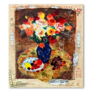ALEXANDER & WISSOTZKY   FLOWERS & FRUIT I,Hand Signed Limited Edition Serigraph - Picture 1 of 3