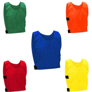 Adults Rugby Hockey team kit Sports Training Bibs Football Vest Kids/Youth 10x - Picture 1 of 9