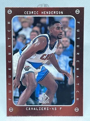 Cedric Henderson 1997-98 Upper Deck SP Authentic #161 Rookie Card RC - Image 1 of 2