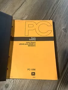 John Deere 540 540A Log Skidder Original Parts Catalog Manual Manual Book PC1096 - Picture 1 of 3