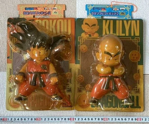 Dragon Ball Figure Goku Krillin Soft Vinyl Banpresto Character Good Unused Japan Cover