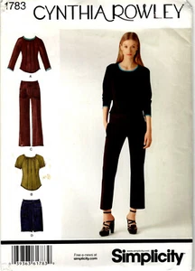 Simplicity 1783 Blouse Pants Skirt Misses Sewing Pattern Uncut Size 12-20 - Picture 1 of 2
