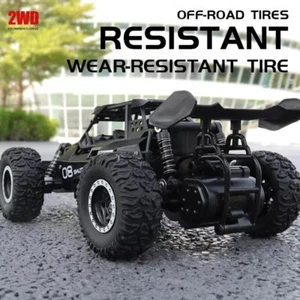 XL RC Cars Remote Control 20KM/H Big Wheel Car Monster Truck 2WD Kids Toys - Picture 1 of 11