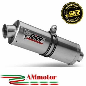 Mivv Kawasaki Z 750 R 2014 Pot D' Echappement Moto Silencieux Exhaust Oval Inox - Photo 1/2