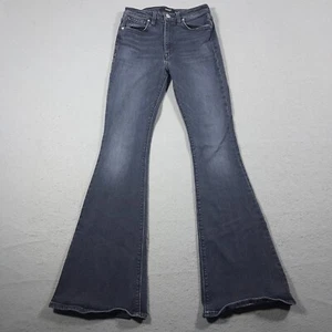 Hudson Jeans Women Size 27 Holly Flare Mid Rise Dark Wash Stretch Denim Disco - Picture 1 of 12