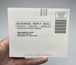 Maglietta Super Nintendo SNES Irem carta di registrazione inserto promozionale IRE-SNS-US - Foto 1 di 2
