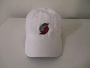Portland Trailblazers Baseball Hat Cap Adult Adjustable Mens Adidas White NBA* - Picture 1 of 10