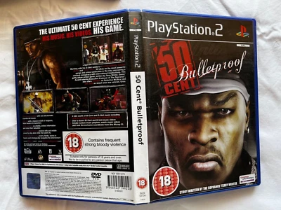 50 Cent Bulletproof PAL UK Sony Playstation 2 PS2 CIB - Image 1 of 2