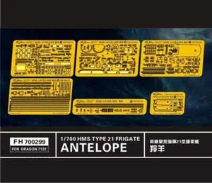 Antílope fragata Flyhawk FH700299 1/700 HMS tipo 21 para dragón 7122 - Imagen 1 de 1