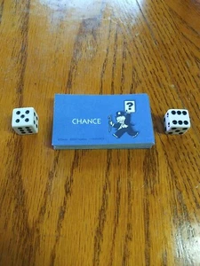 Chance Cards 2007 Monopoly Junior Disney Channel Edition Replacement + Dice - Picture 1 of 1