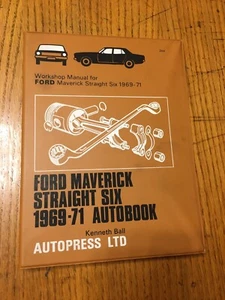 Ford Maverick 1969-1971 Shop Service Repair Manual Engine Guide Wiring Diagrams - Picture 1 of 7