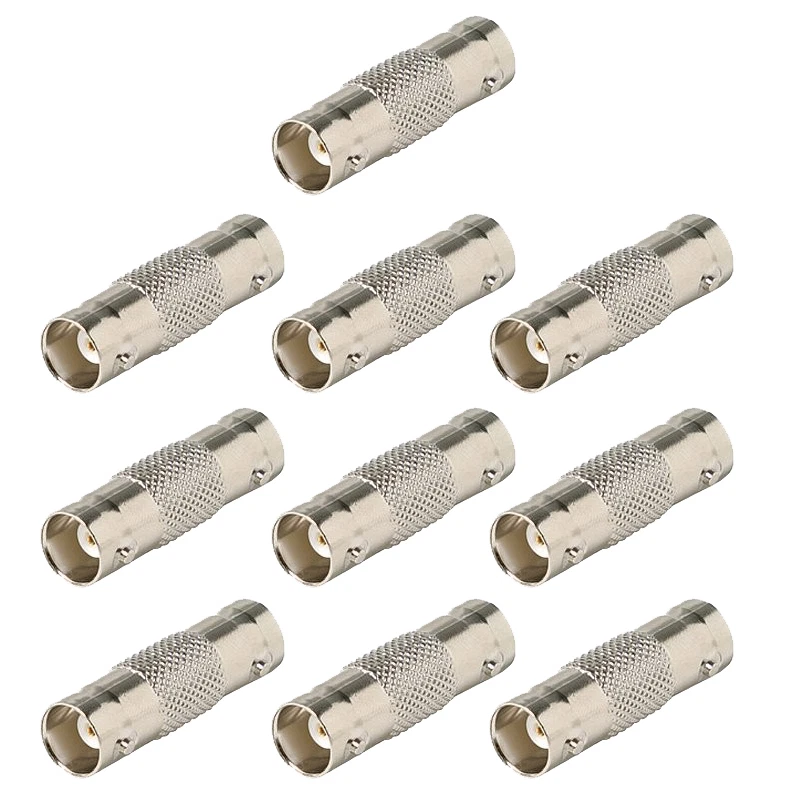 10x BNC Female to BNC Female coupler Cable Converter Adapter for CCTV System set - Image 1 of 2