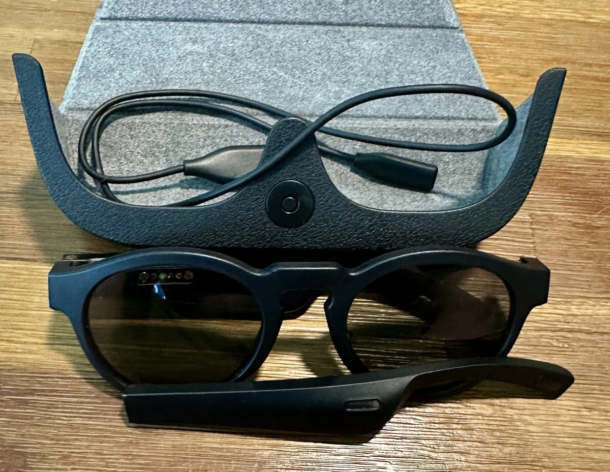 【美品BOSE】 BluetoothオーディオサングラスFRAMES RONDO Bose Frames Rondo Audio Smart Sunglasses with Open Ear Headphones