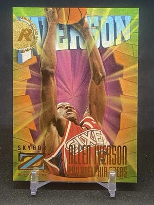 1996-97 SkyBox Z-Force #151 Allen Iverson RC Rookie - Image 1 of 2