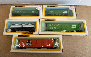 LOT of 5 Bachmann HO Freight Car Mixed Lot - Picture 1 of 4