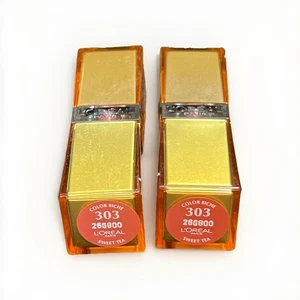 L’Oreal Colour Riche Lipstick 303 Sweet Tea Lot of 2 BRAND NEW - Picture 1 of 3