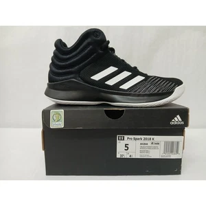 Adidas Kinder Pro Spark 2018 K Basketballschuh Sneaker AH2644 schwarz weiß Größe 5 - Bild 1 von 9