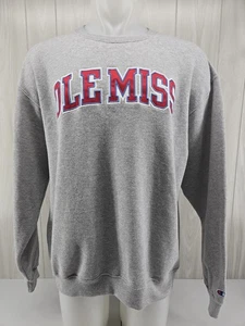 Vintage Ole Miss Champion Crewneck Sweatshirt XL grau - Bild 1 von 13