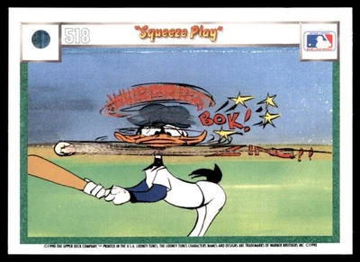 Looney Tunes Pato Lucas 1990 Squeeze Play Cubierta Superior #518 #509 Foto 1 de 2