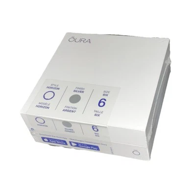 Oura Ring Gen 3 Horizon Silver US Size 6 - SEALED PLEASE SIZE FIRST (READ DESC.) - Image 1 of 2