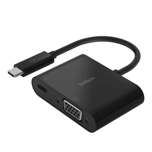 Belkin USB-C To VGA Adapter Black - Imagen 1 de 3