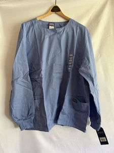 Cherokee Scrub Jacket 4700 Womens 2X-Large V Neck Ciew Blue New Tags - Picture 1 of 3