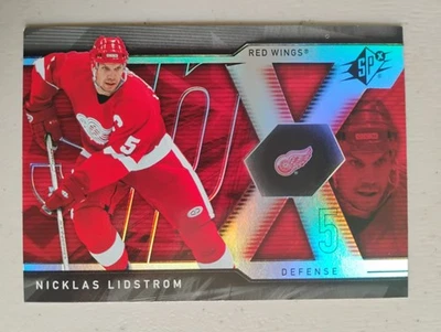07 08 SPX HOCKEY NICKLAS LIDSTROM #45 RED WINGS - Image 1 of 2