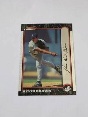 1999 Bowman Chrome #280 Kevin Brown Los Angeles Dodgers Baseball Card - Image 1 of 2