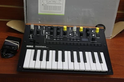 KORG Monologue Monophonic 25 Key 16 Step Sequencer Midi Analog Synthesizer BLACK - Image 1 of 4