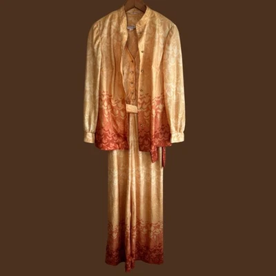 Impresionante y Raro Mono Leslie Fey Vintage Años 60 con Chaqueta Foto 1 de 4