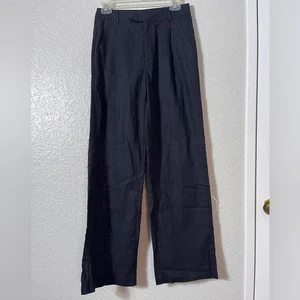 NIA Wide Leg Linen Pants sz Small - Picture 1 of 12