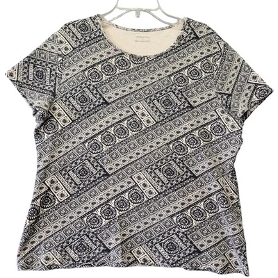 Camisa Croft Barrow Negra Tostada Camiseta Manga Corta Cuello Redondo Para Mujer Talla Grande Top Foto 1 de 4