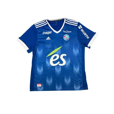 Maillot football vintage RC Strasbourg Alsace domicile #24 Djiku saison 2021-202 - Photo 1/4