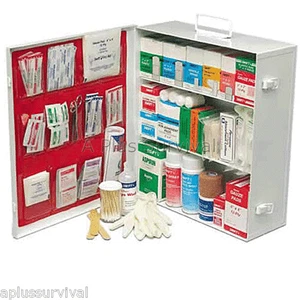 Kit de primeros auxilios comerciales gabinete 3 estantes aprobado por OSHA supervivencia emergencia CERTIFICADO - Imagen 1 de 1