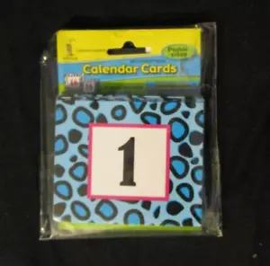 Coloridas tarjetas de calendario de doble cara Leopard ~ Frog Street Press ~ NISP - Imagen 1 de 1