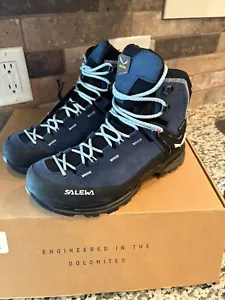 Salewa Damen Mountain Trainer 2 Mid GTX grau Wanderschuhe Damen 7 - Bild 1 von 11