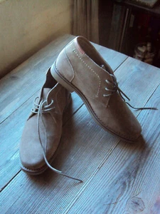 Sonoma Goods for Life Men's 7.5 Vitalize Ortholite Suede Upper Grey Dress Shoes - Picture 1 of 8