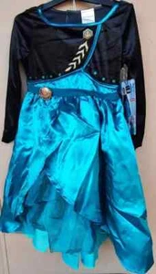 Girls Size 3T-4T Cosplay Frozen 2 Queen Anna Halloween Costume Dress Up Outfit - Picture 1 of 5