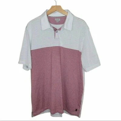 Polo Ashworth Golf L rayas rojas/blancas Foto 1 de 4