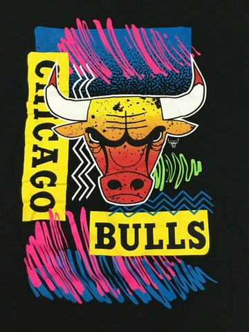 Chicago Bulls T-Shirt Black Tee NBA Basketball WO6992 Cover