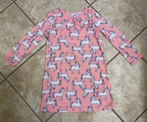 NWOT GIRLS PINK UNICORN NIGHTGOWN BY CARTER'S SIZE 4-5 - Picture 1 of 2