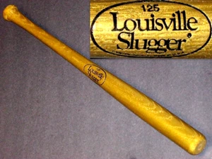BLANK LOUISVILLE SLUGGER~NEW 18" MINI GOLD COLOR SOUVENIR WOOD BASEBALL BAT - Picture 1 of 1
