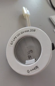 2er Set Decken Einbau Halogen Leuchte Strahler Spot Lampe +Netzgerät - Bild 1 von 5